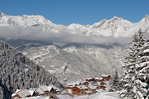 Les Melezets - chalets in de vallei